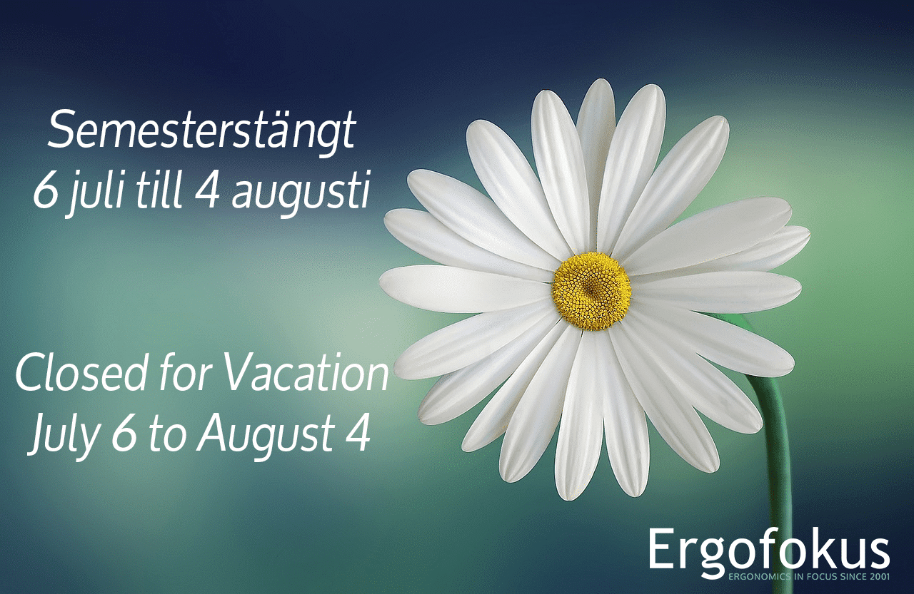 Closed for Vacation July 6 to August 4