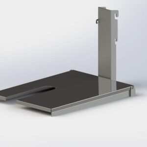 Lyftvagn LD80 - 80 kg rostfritt stål spolbar - Bild 14