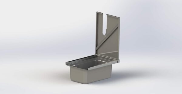 Lyftvagn LD80 - 80 kg rostfritt stål spolbar - Bild 14