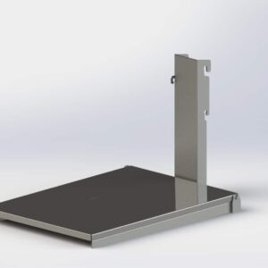 Lyftvagn LD80 - 80 kg rostfritt stål spolbar - Bild 13