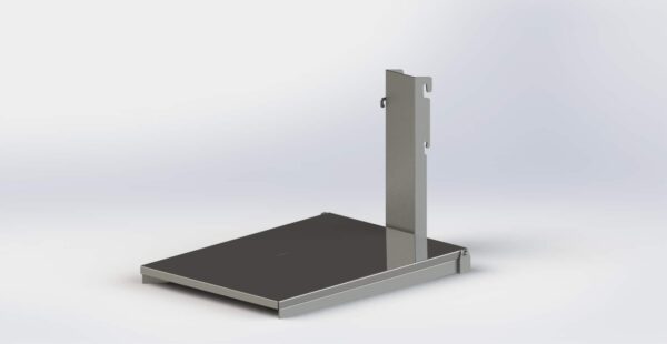 Lyftvagn LD80 - 80 kg rostfritt stål spolbar - Bild 12