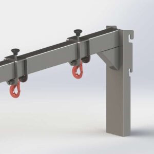 Lyftvagn LD80 - 80 kg rostfritt stål spolbar - Bild 12