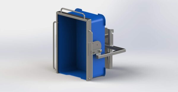 Lyftvagn LD80 - 80 kg rostfritt stål spolbar - Bild 10