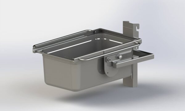 Lyftvagn LD80 - 80 kg rostfritt stål spolbar - Bild 16