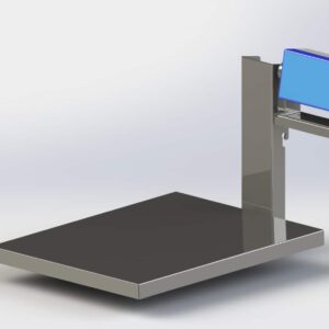Lyftvagn LD80 - 80 kg rostfritt stål spolbar - Bild 9