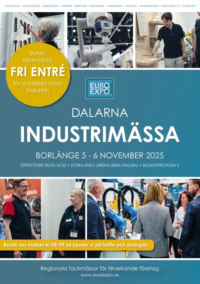 Vi ses på Euro Expo Borlänge 5–6 november!